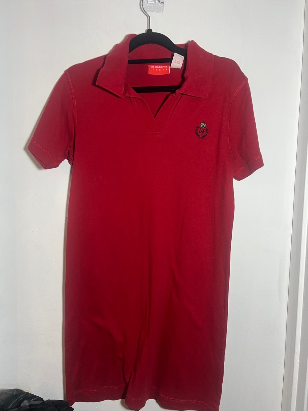 Liz & Co Red Shirt Dress